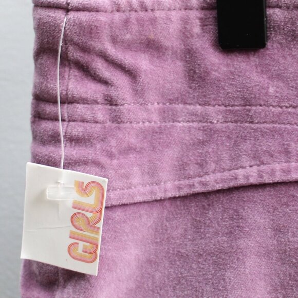 Tulle Vintage Y2K Purple Velvet Asymmetrical Large Button-Up Pencil Skirt Sz 8 - Picture 5 of 5